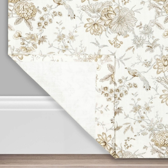 Waverly 84-in Fumo Block Room Darkening Standard Lined Rod Pocket Single Curtain - Picture 3 of 4